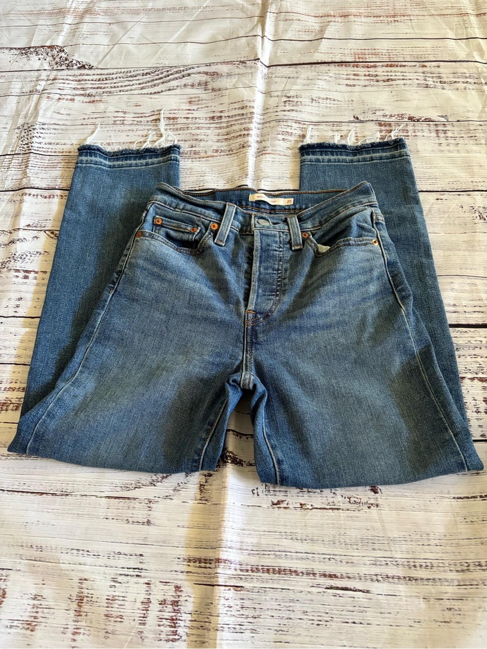 Levi's Light Blue Denim Jeans with Contrast Stitching